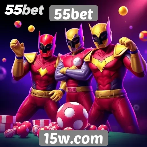 Comparativo de jogos disponíveis na 55bet