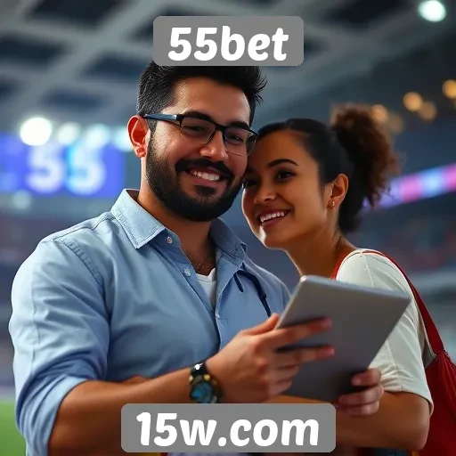 Experiência do usuário na plataforma 55bet