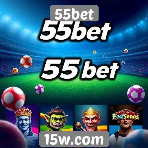 Variedade de jogos disponíveis no 55bet